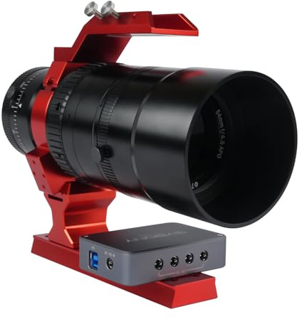 Svbony SV555 APO - Telescopio de astrofotografía de 54 mm, cámara de astronomía de marco completo f/4.5, ajuste manual de apertura, aplanador integrado, con adaptador de corriente para telescopio de