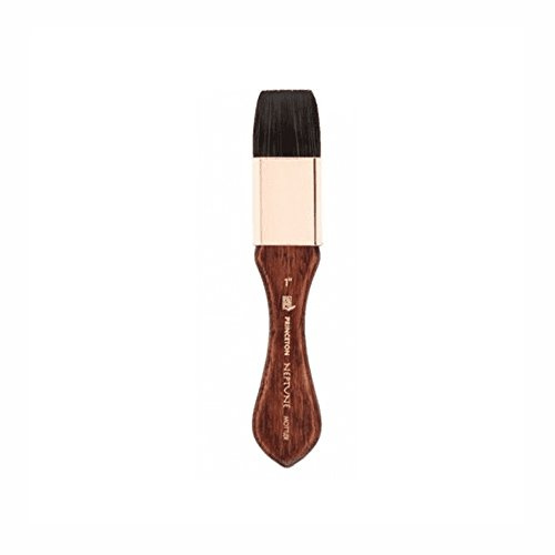 Princeton Artist Brush, Neptune Series 4750, Synthetic Squirrel Watercolor Paint Brush, Mottler, Size 1 Inch