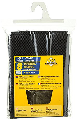 VK International Unisex – Erwachsene Fahrradschutzhülle VK-2260050100, Schwarz, One Size