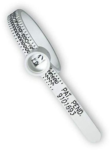 Ringgröße bestimmen Ringgrößenmesser Ringmesser Multisizer ist ein Ringmaßband zum messen ihrer Ringgröße mit Anleitung vom Schmuck Depot