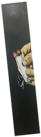 sharprepublic Longboard Grip Tape Adhesive Skateboard Deck Tape Width 10 Inches Length 48 Inches - 5 Types - Matchstick Men