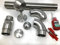 Edelstahl Handlauf Wand V2A Geländer Treppe Griff Stange Fitting 42,4 Kleben (Ecke verstellbar)