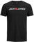 Jack & Jones Jjecorp Logo Tee Ss Crew Neck Noos Pls Camiseta, Black, 3XL Grande