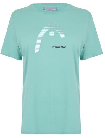 HEAD Damen Club Lara T-shirt W Blusen T Shirts, Nile Grün, XS EU