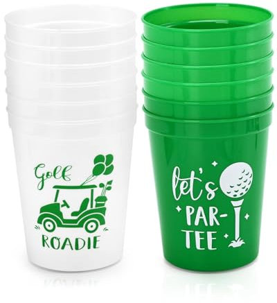 Golf Party Decorations Cups Let's Par-Tee Bachelorette Party Plastic Cups