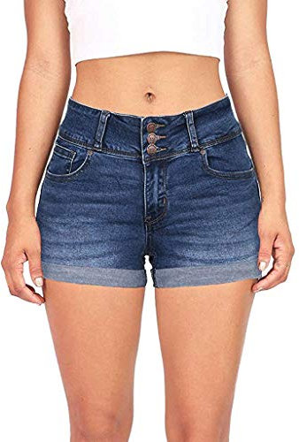 DeaAmyGline Jeans Shorts Damen Sommer - Kurze Jeanshose Damen Low Waist Kurze Hose Damen Jeans Sexy Skinny Stretch Hotpants Mini Sommerjeans Damenjeans Jeansshorts Damenshorts Jeans-Shorts Frauen