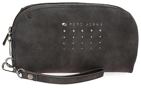 Pepe Jeans Holly Portafogli e Portafogli in Ecopelle, Nero, Marrone, Blu Marino, Diverse misure, Nero, Taglia unica, Borsa a mano