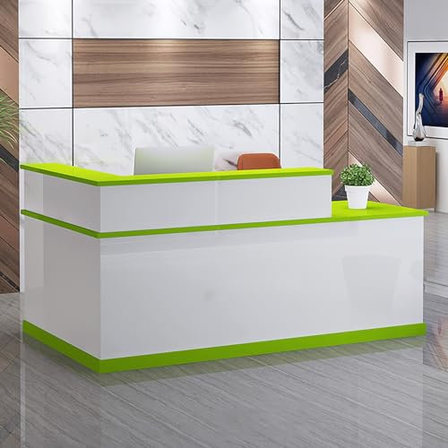 Empfangstresen, Empfangstheke Mit Abschließbaren Schubladen, Rezeption-Tisch, Empfangstheke Mit Großer Arbeitsfläche, Rezeptionsmöbel, Laden-Theke, Rezeptionstheke, Klinik，Salon, Lobby (Color : G-1,