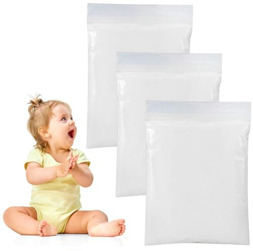 Doukesh Bambini Impronte Neonato Set Impronte Bimbi Kit Impronte Mani e Piedi in Argilla Morbida Bambino Hand Foot Inkpad Argilla Morbida Regalo di Battesimo, 3 Pezzi