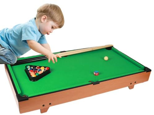 Mini biljardbord, barnbord, justerbart barnbord – familjebiljardbord för inomhus och utomhus, pedagogiskt inlärningsbord för underhållning och avkoppling
