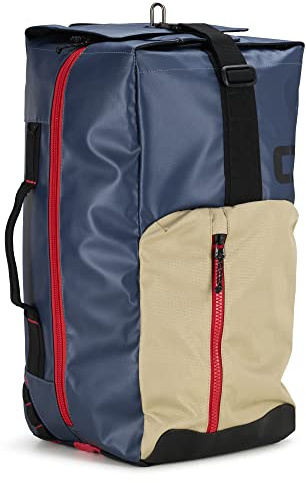 OGIO Utility Duffel 40L Tan Blue Steel