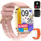 Smartwatch Damen Herren mit Telefonfunktion, Smart Watch IP68 Wasserdicht Fitness Tracker mit Pulsmesser, SpO2, 112 Sportmodi, Schrittzähler, Schlafmonitor, DIY Zifferblatt, Fitnessuhr für Android iOS