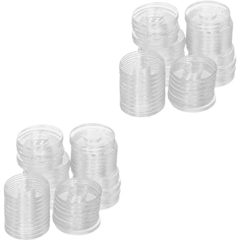 GLEAVI 1000 Pièces Joint isolant haute température rondelles joints ronds joints à vis transparents plats amortisseur Tampon plat colle ronde rondelle à vis joint plat vinyle