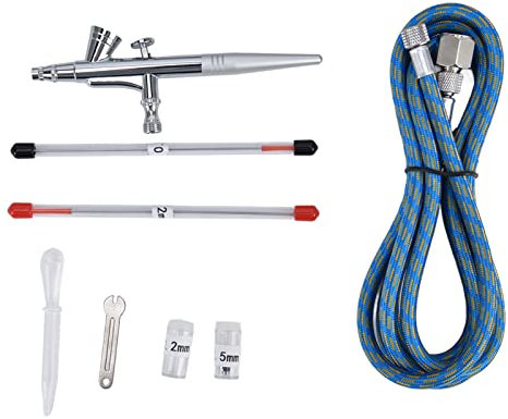 MOUMOUTEN G1/8 Kit Aerografo per Vernice - Aerografo per Trucco Abbigliamento Styling Aerografo Penna Spray per Vernice Set Aerografo Fai-da-Te per Principianti Materiale in Ottone