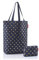 reisenthel CityShopper Set metallic dots blue – Unsere Cityshopper-Tasche und das Pocketcase in einem Set kombiniert, Geschenkset-Kombi!