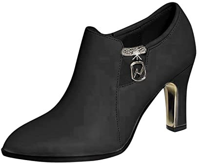 EJIMUQO Regali Per Natale Stivali Con Tacco Ragazza Stivaletti Donna Scamosciati Beige Con Tacco Stivaletti Ballo Latino Donna Con Tacco Quadrato Camoscio Stivali Da Cowboy Per Bambina