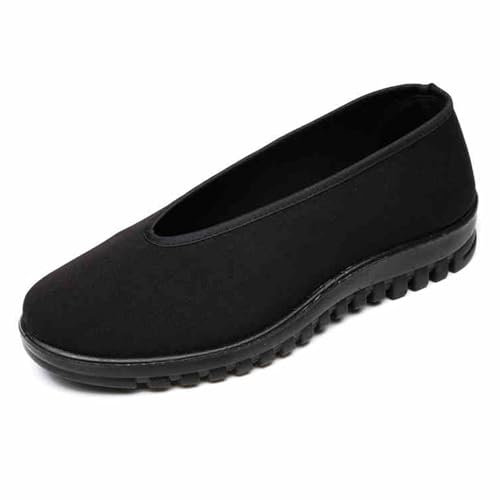 Viaoragiosa Scarpe Kung Fu Uomo,Scarpe di Stoffa Taichi,Scarpe di Stoffa da Uomo,Scarpe Stoffa retrò Arti Marziali,Flessibile,Resistente all'Usura,Comodo E Leggero,Adatto per Kung Fu,Taichi