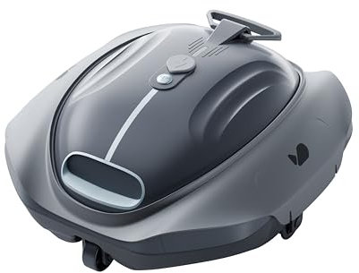 BUBLUE Bubot 300P Robotic Pool Cleaner, Cordless Pool Vacuum with Industry Leading Suction Power, Bluehole Tech, DirtLock Tech, Smart Sensor for Above-Ground Flat Pools up to 850 Sq.Ft, Purple