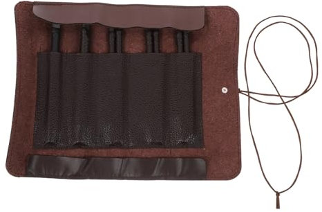 HAWILLOSCH 8stücke Holzschnitzset Mit Schnitzwerkzeugen Holzbearbeitungsmesser Mit Aufbewahrungstasche Und Rostfrei Für Anfänger Und Profis