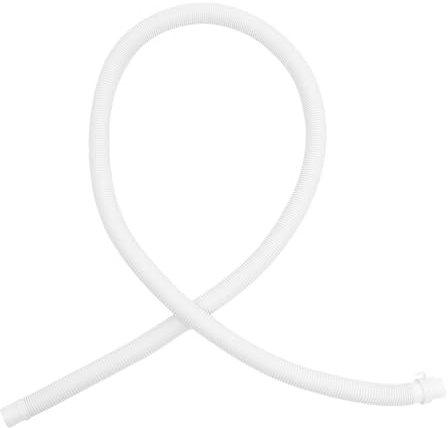 WOONEKY Tubo Flessibile in PVC per Lavatrice 2 Metri con Morsetti in Acciaio Kit di Prolunga per Tubo di Scarico e Ingresso Acqua Adatto Lavatrici Automatiche Carica Frontale