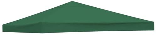 Pavillon-Abdeckungen, Ersatz, 3 x 3, wasserdicht, UV-Schutz, Pavillon-Abdeckungen, minimalistischer Ersatz für Gartenparty, Grill, Grill, nur Abdeckung, dunkelgrün