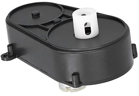 Aramox 12V Motor Växellåda RS380 Styrmotor Växellåda 6600RPM ABS Nylon Koppar Ersättning för Kid Elbil Fjärrkontroll Styrning Vänster Höger Riktning Motor (Modell B (12V6600RPM))
