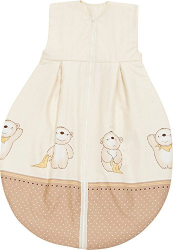 Alvi 472282416 Kugelschlafsack Thermo Schnuffelbär