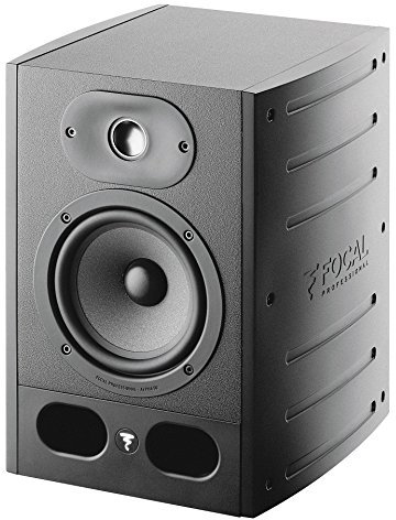 Focal Alpha 50 55 W Lautsprecher – Lautsprecher (2-Wege, mit Kabel, RCA/XLR, 55 W, 45 – 22000 Hz, schwarz).