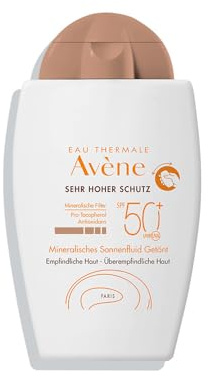 Avène mineralisches Sonnenfluid getönt SPF 50+, 40 ml Lösung