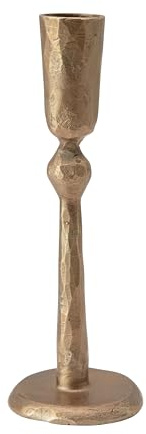 Creative Co-Op Hand-Forged Metal Taper, Antique Brass Finish Candle Holder