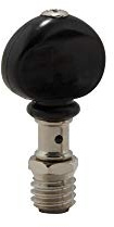 Grover 872N Perma Tension Banjo 5th String Peg med svart knapp – nickel
