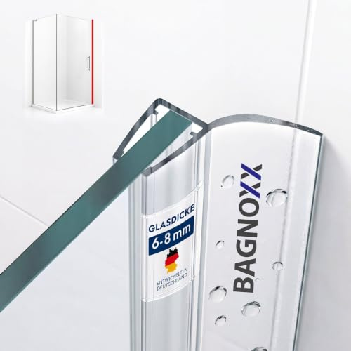 Bagnoxx Duschtätning, springtätning 200cm, för 6mm glastjocklek