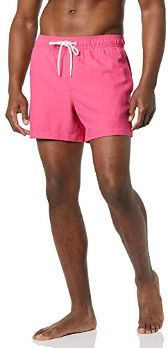Amazon Essentials herr Badshorts med Nätinnerbyxa, 13cm Benlängd, Perfekta för Simning och Strand