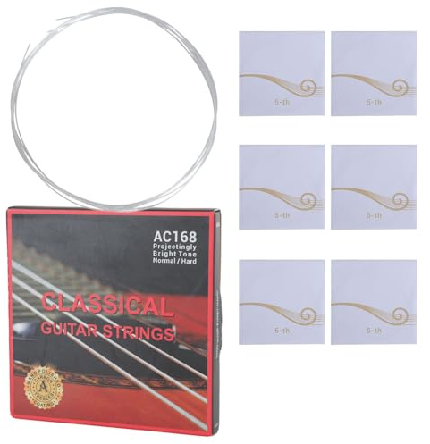 Concert Guitar Strings Classical Guitar Strings Silver Plated Music Performances Strings Musical Instrument Repair Part