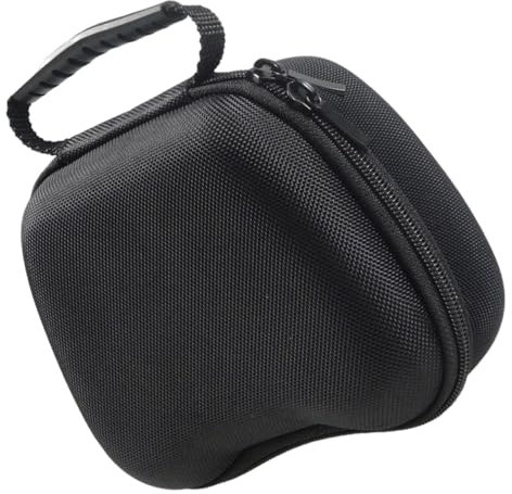 Lurrose Custodia Per Controller Di Gioco Switch Pro Portatile Oxford Con Tracolla Per Trasporto e Organizer Da Viaggio Per Accessori, Resistente Eva e Velluto, Custodia Protettiva Nera