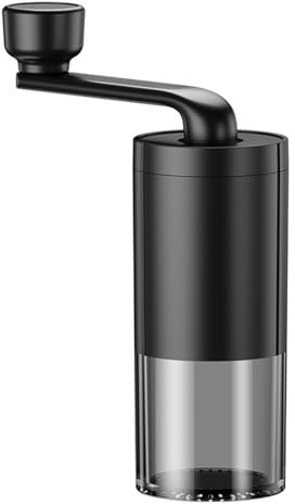 Molinillo de café manual con manivela y textura ajustable para café