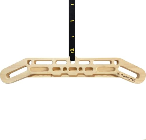 MonkeyTail Tabla de escalada para entrenamiento de dedos, tabla de agarre, equipo de bouldering para todos los entrenadores de escalada