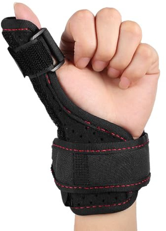 TSMORY Fascia per pollice personalizzabile per tendine Comfort Wrist Guard con cinghie rinforzate per digitare pollice trasportabile polso per viaggi