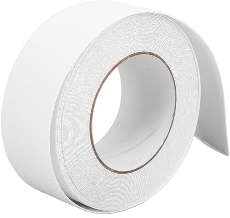 Dioche Genomskinlig Halkskyddstejp, Rull Frostad, Halkfri Dragtejp för Trappor Korridorer Kök Självhäftande PVC Säkerhet Tejp för Golvgrepp