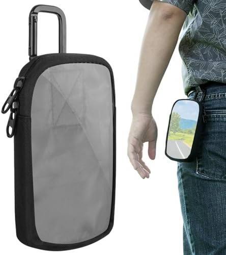 MP3 Player Carry Bag - 5 Inch Media Case, Clear Screen Window | Compact Hands Free MP4 Storage Pouch for Earphone USB Drive Memory Card Travel Use media holder travel protection usb