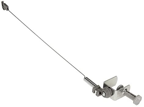 Household Essentials 175 Flexible Cable de Hierro con Recubrimiento en Polvo Minder | Plata | 45 cm Alto