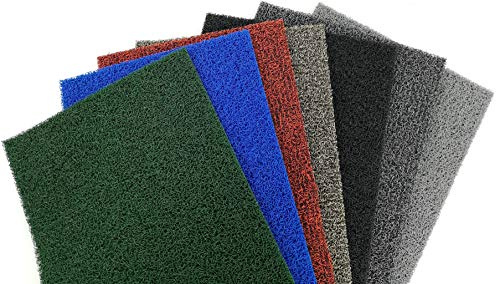 Nicoman Door Mat｜Easy-Clean & Dirt-Trapper Barrier Doormat｜Non-Shedding & Jet-Washable Outdoor Spaghetti Doormats｜A Practical Alternative To Coir Door Mats (60x150cm,Black & Grey)