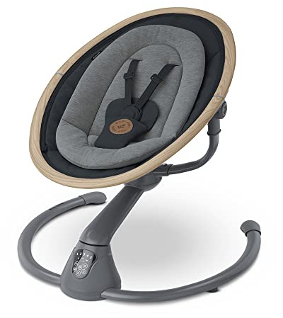 MAXI-COSI Cassia ECO elektrische Musikschaukel, von der Geburt bis zum 6. Monat, Beyond Graphite