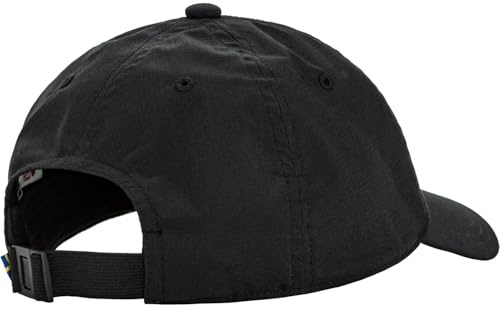 Fjällräven Vardag Lite Cap - Lightweight, Durable Fabric, Adjustable Fit - Hiking, Travel, Black, Large/X-Large