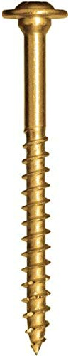 GRK Fasteners-114083 RSS14112HP RSS HandyPak 1-1/2-Inch Structural, 50 Screws per Package (772691121516), 1/4 x 1-1/2, Gold, Count