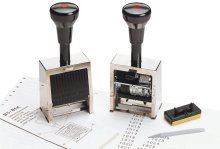 1 X WEDO Stempel Pagin. B6/45mm 6-STELLIG REINER 53 10