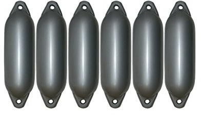 Lot de 6 pare-battages Majoni Star pour bateau - Différentes tailles et couleurs