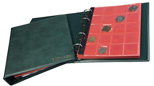 MC.Sammler Album per monete da 200 pezzi 2 monete euro (verde)