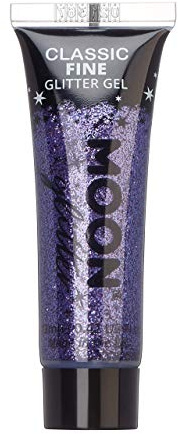 Moon Glitter - Gel brillant fin classique - 12ml - Violet - Pailleté pour visage.