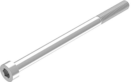 Vite cilindrica SECCARO M4 x 60 mm, acciaio inox V2A VA A2, DIN 912 / ISO 4762, esagono incassato, filo parziale, 20 pezzi